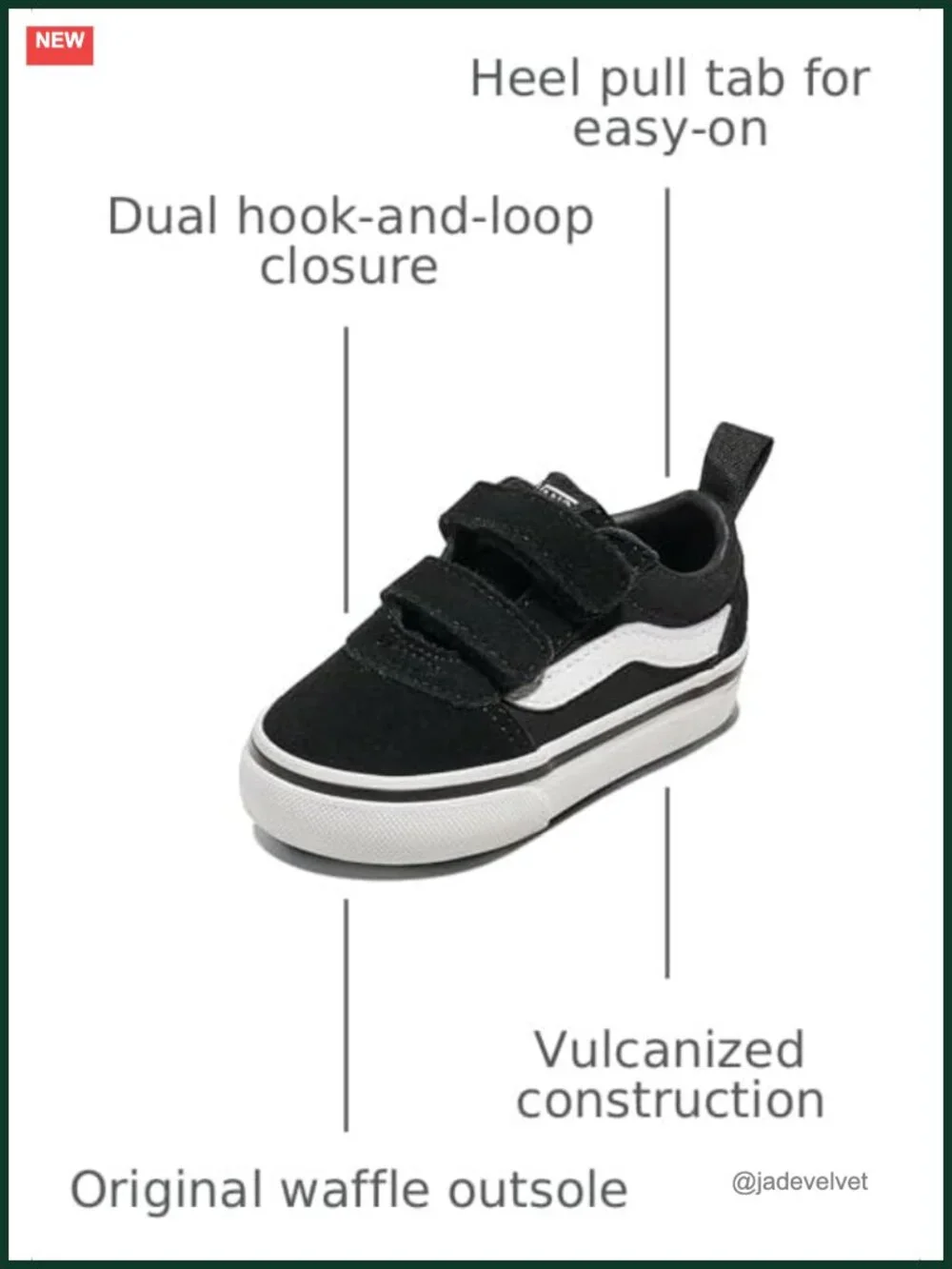 Kids Low-top Sneakers with Hook-and-Loop Closure